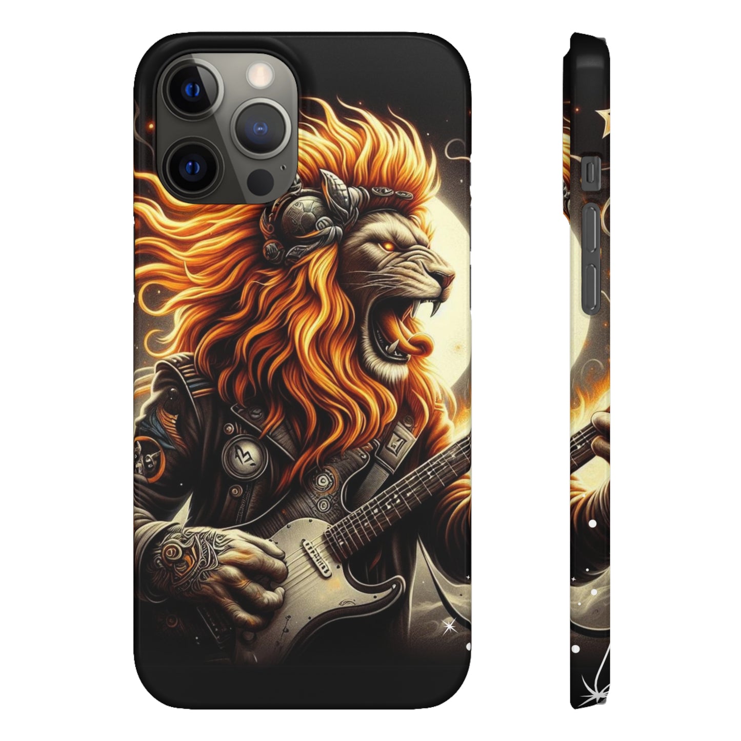 Fiery Roar Guitar Case: Leo - The Zodiac Rock Edition - 45