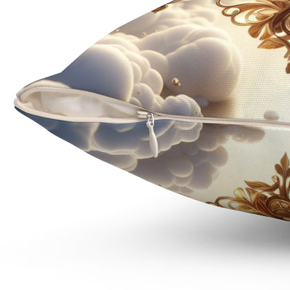Sculpted Elegance and Blossoms - Libra - Libra Sculpted Elegance and Blossoms Pillow - 31.2