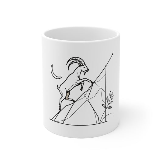 Astral Minimalism - Capricorn - Capricorn Astral Minimalism Mug - 53.10