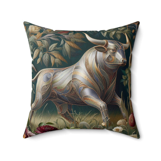 Majestic Ornamentals - Taurus - Taurus Majestic Ornamentals Pillow - 37.2