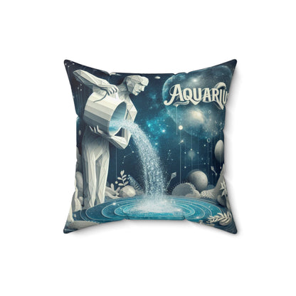 Quilled Zodiac - Aquarius - Aquarius Quilled Zodiac Pillow - 16