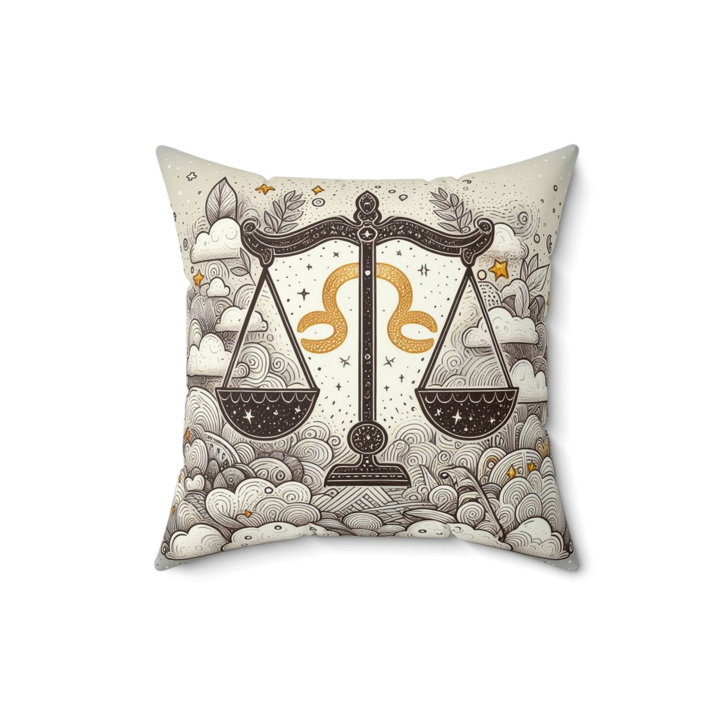 Astrological Artistry - Libra - Libra Artistic Symbolism Pillow - 33