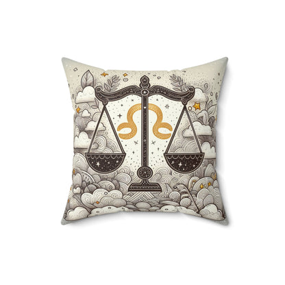 Astrological Artistry - Libra - Libra Artistic Symbolism Pillow - 33