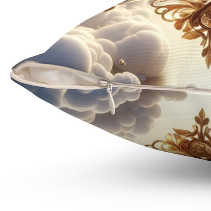 Sculpted Elegance and Blossoms - Libra - Libra Sculpted Elegance and Blossoms Pillow - 31.2