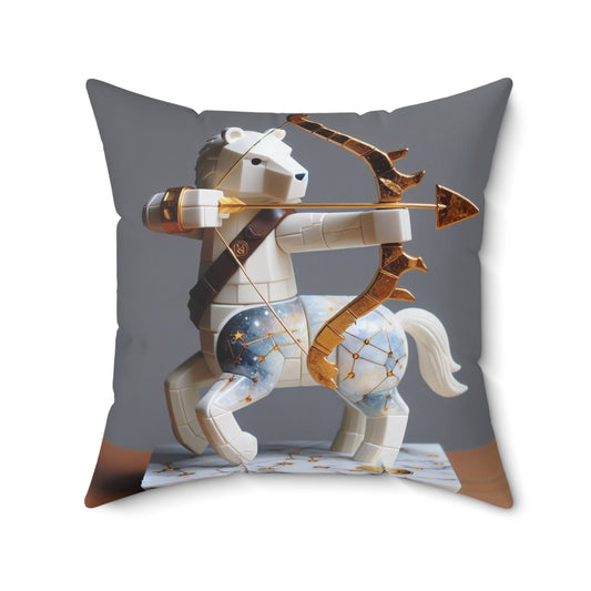 Marble Elegance - Sagittarius - Sagittarius Marble Elegance Pillow - 43