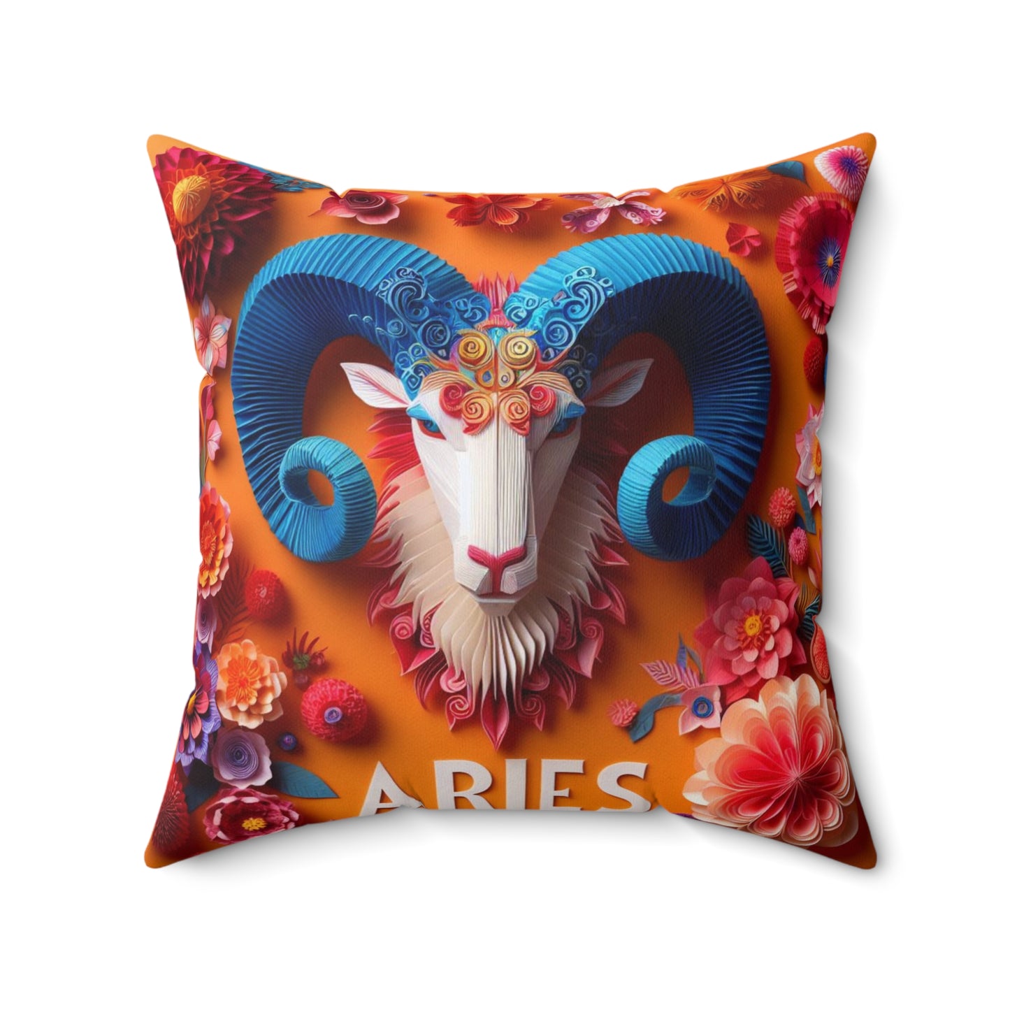 Quilled Zodiac - Aries - Aries Quilled Zodiac Pillow - 16