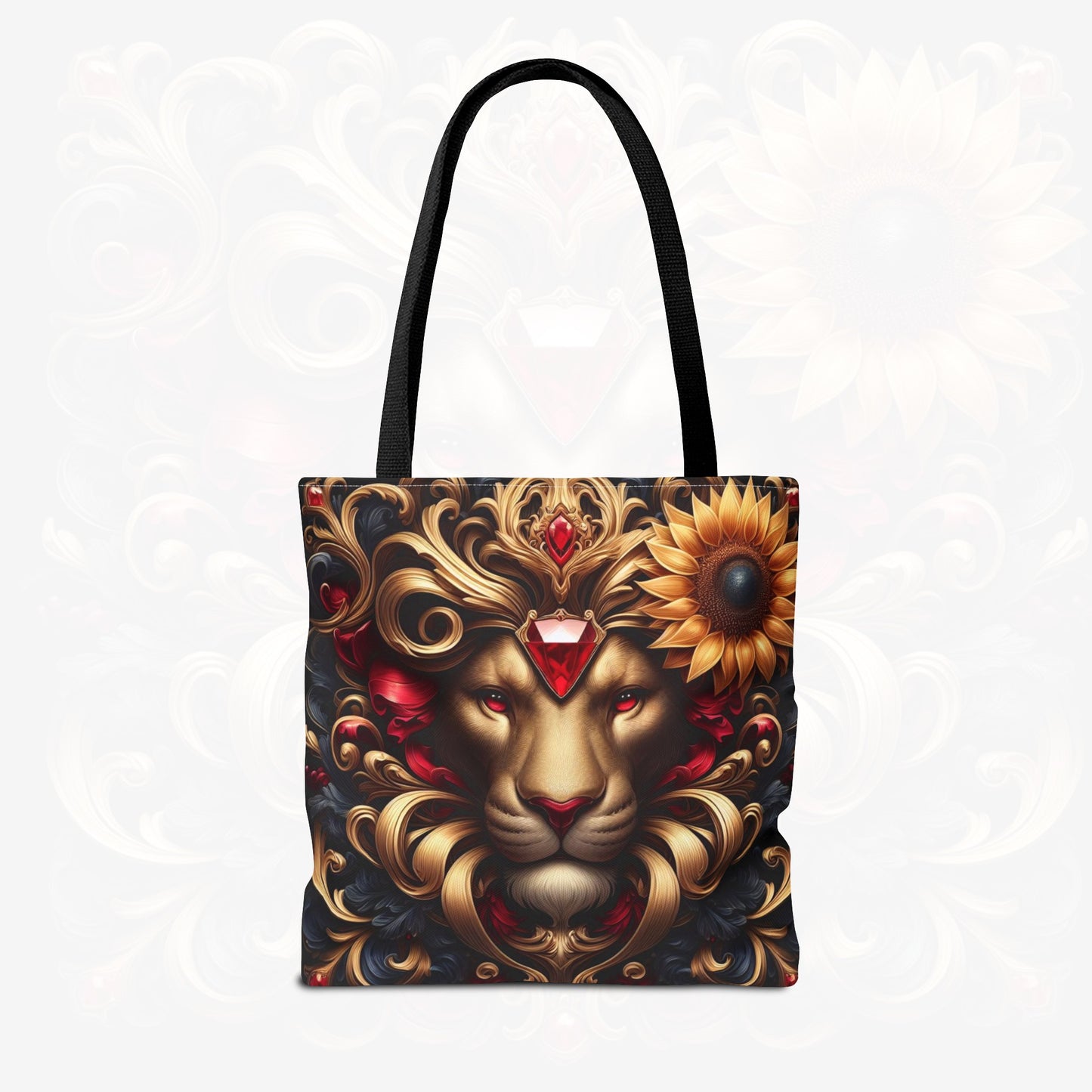 Astrological Blossoms and Crystals - Leo - Radiant Majesty Tote Bag - 50
