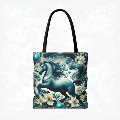 Astrological Blossoms and Crystals - Sagittarius - Adventurous Spirit Tote Bag - 50