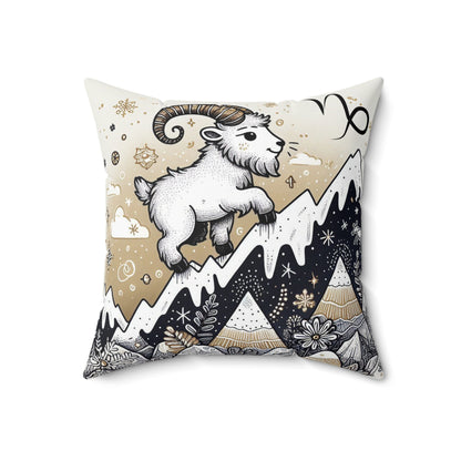 Astrological Artistry - Capricorn - Capricorn Artistic Symbolism Pillow - 33
