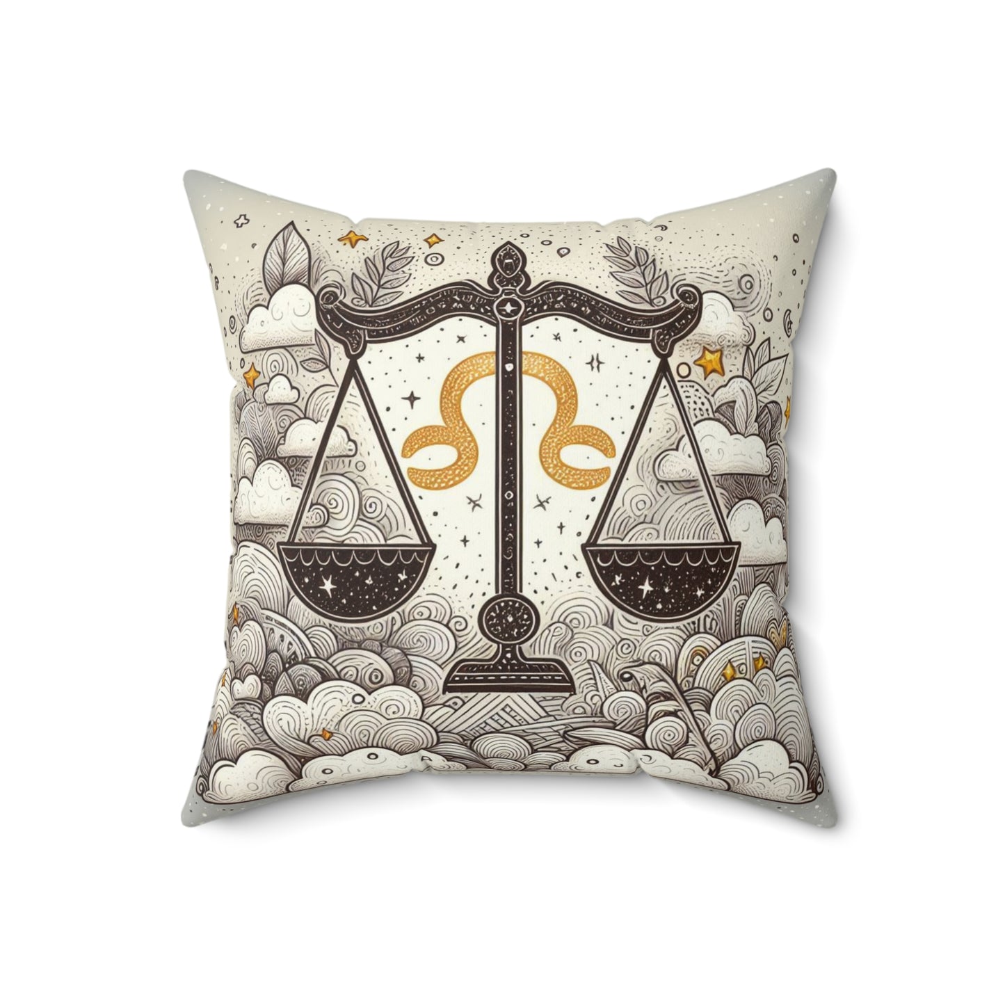 Astrological Artistry - Libra - Libra Artistic Symbolism Pillow - 33