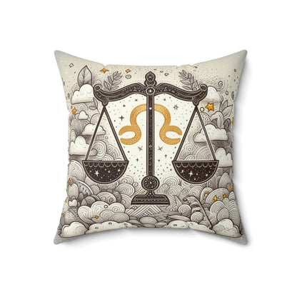 Astrological Artistry - Libra - Libra Artistic Symbolism Pillow - 33
