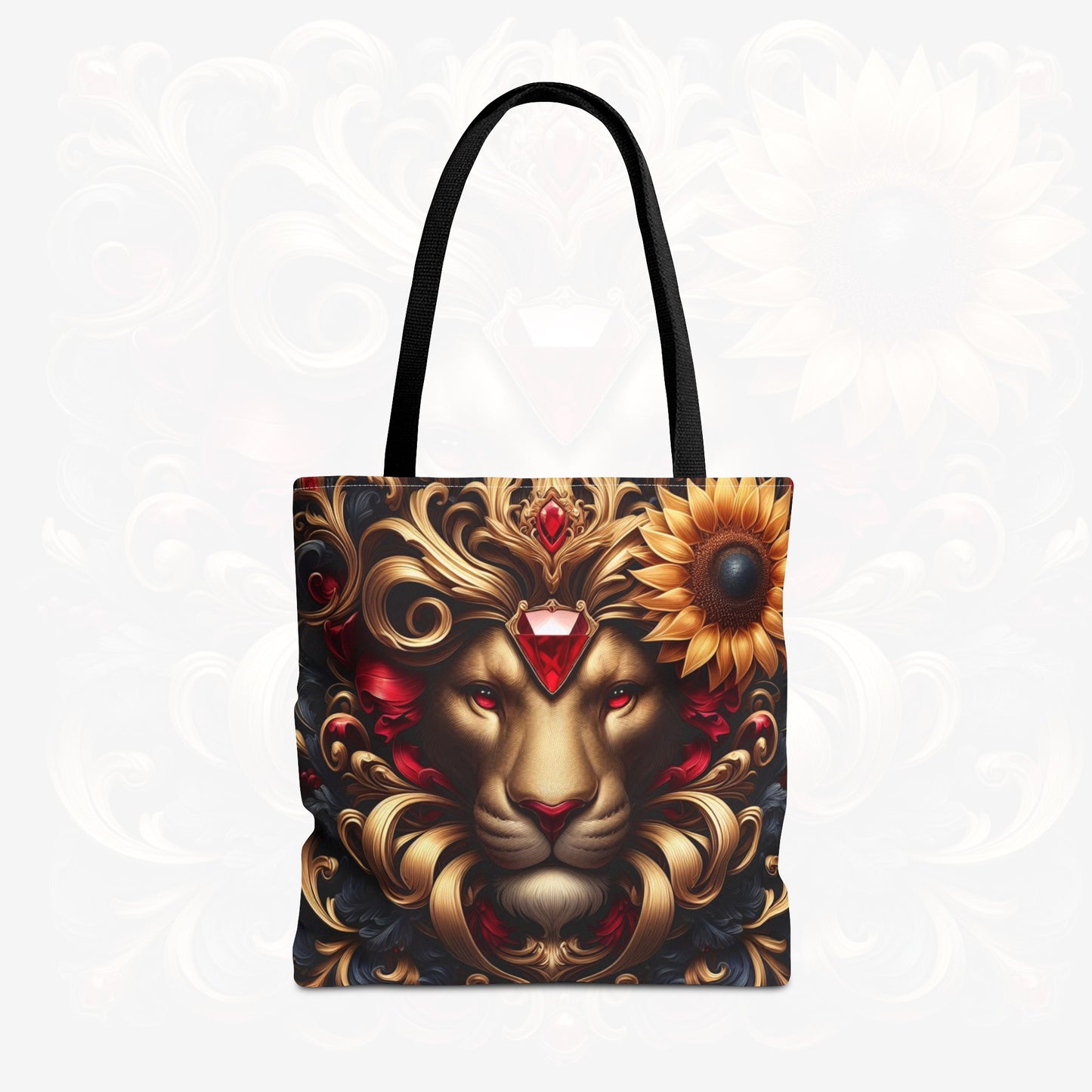 Astrological Blossoms and Crystals - Leo - Radiant Majesty Tote Bag - 50