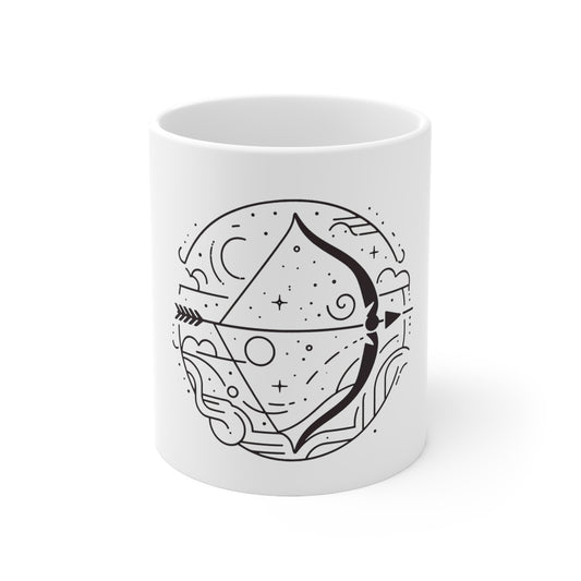 Zodiac Doodles - Sagittarius - Sagittarius Zodiac Doodles Mug - 53.30