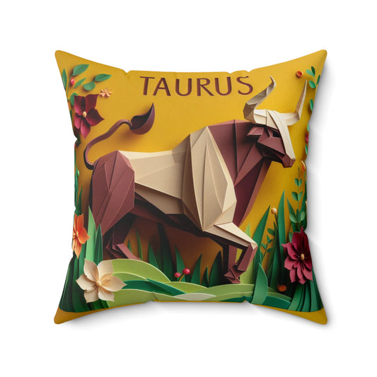 Quilled Zodiac - Taurus - Taurus Quilled Zodiac Pillow - 16