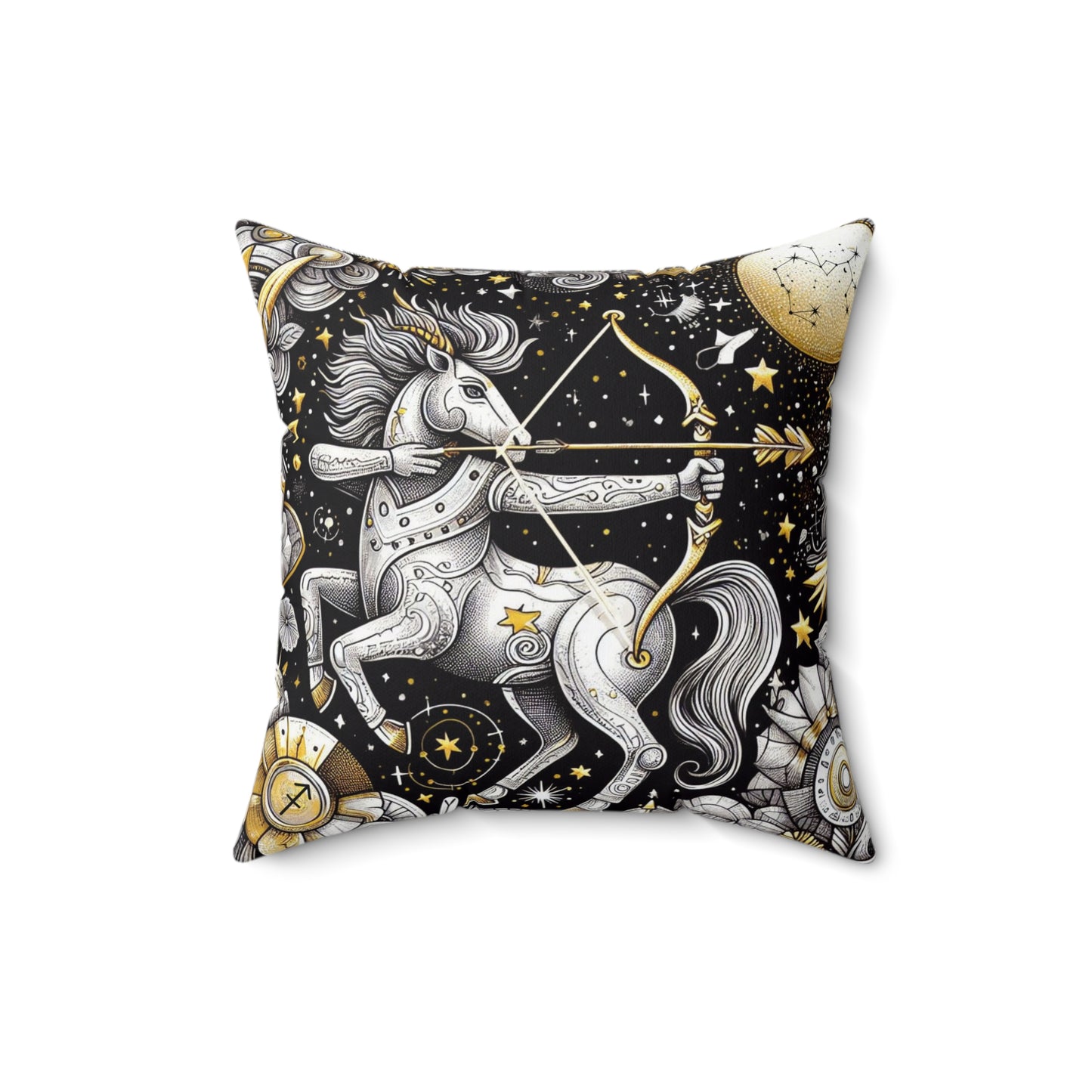 Astrological Artistry - Sagittarius - Sagittarius Artistic Symbolism Pillow - 33