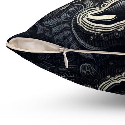 Astrological Artistry - Scorpio - Scorpio Artistic Symbolism Pillow - 33