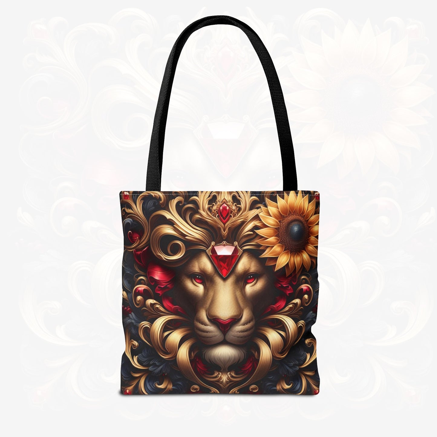 Astrological Blossoms and Crystals - Leo - Radiant Majesty Tote Bag - 50