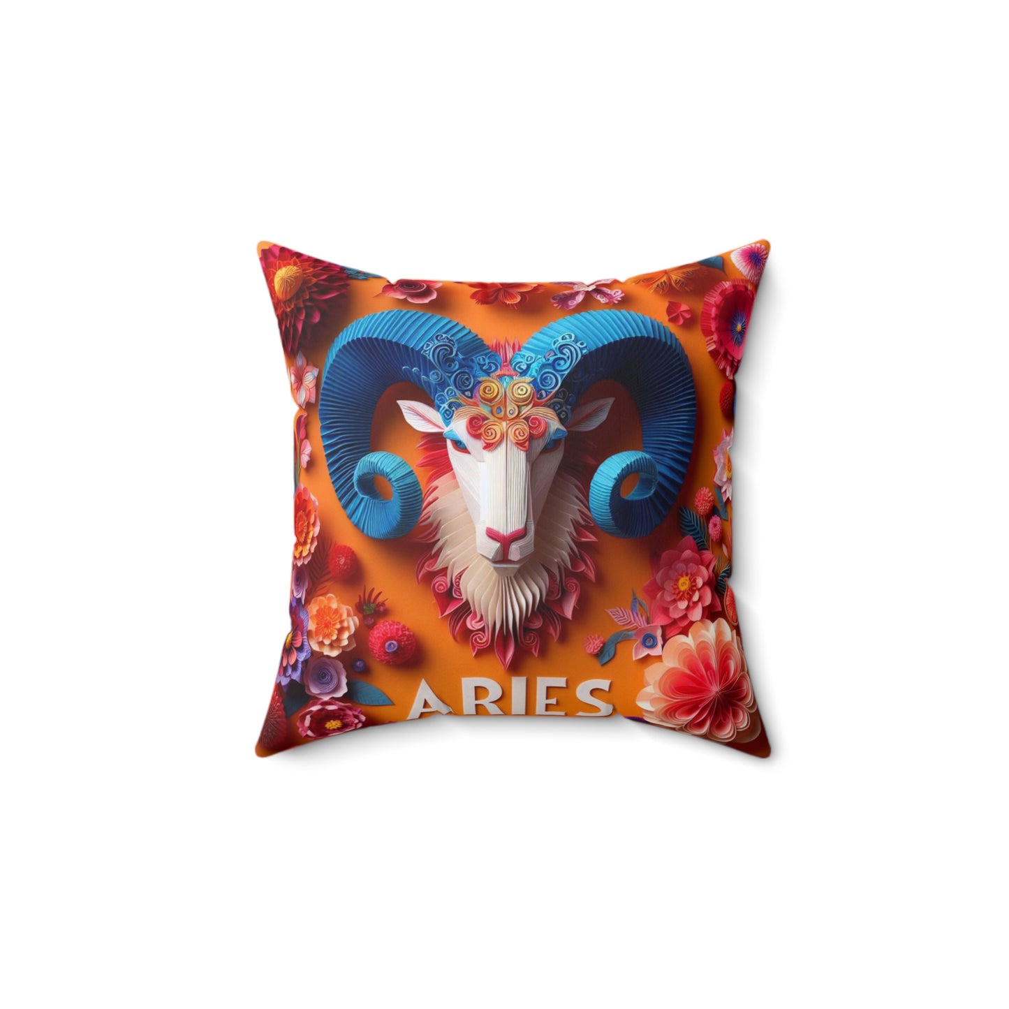 Quilled Zodiac - Aries - Aries Quilled Zodiac Pillow - 16