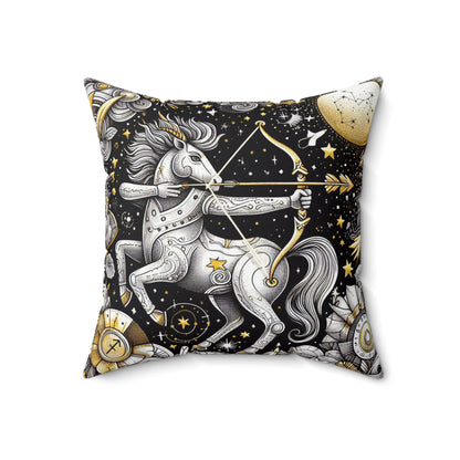 Astrological Artistry - Sagittarius - Sagittarius Artistic Symbolism Pillow - 33