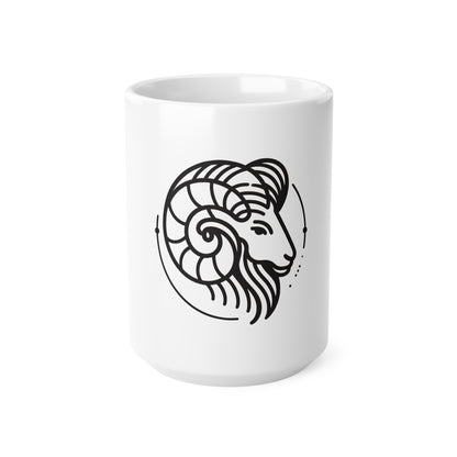 Astral Minimalist - Aries - Aries Astral Minimalism Mug - 53.10
