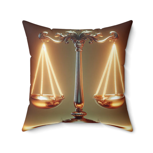 Cosmic Balloon Zodiac - Libra - Foil Brilliance Pillow - 0