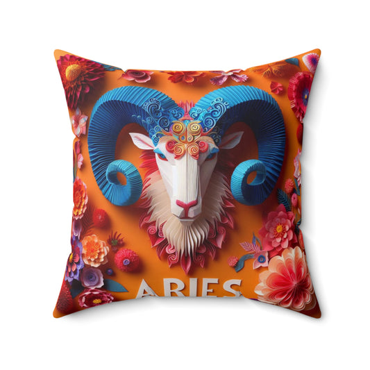 Quilled Zodiac - Aries - Aries Quilled Zodiac Pillow - 16