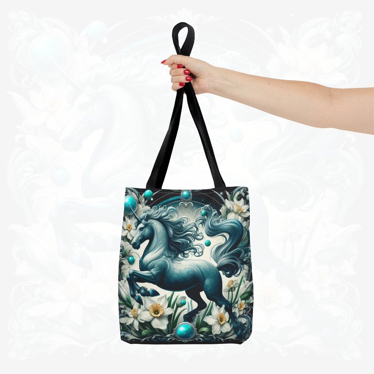 Astrological Blossoms and Crystals - Sagittarius - Adventurous Spirit Tote Bag - 50