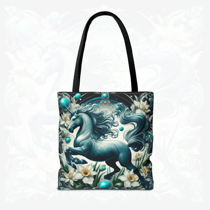Astrological Blossoms and Crystals - Sagittarius - Adventurous Spirit Tote Bag - 50