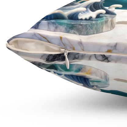 Marble Elegance - Pisces - Pisces Marble Elegance Pillow - 43