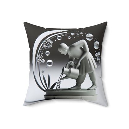 Modern Vinyl Zodiac - Aquarius - Aquarius Modern Vinyl Zodiac Pillow - 21