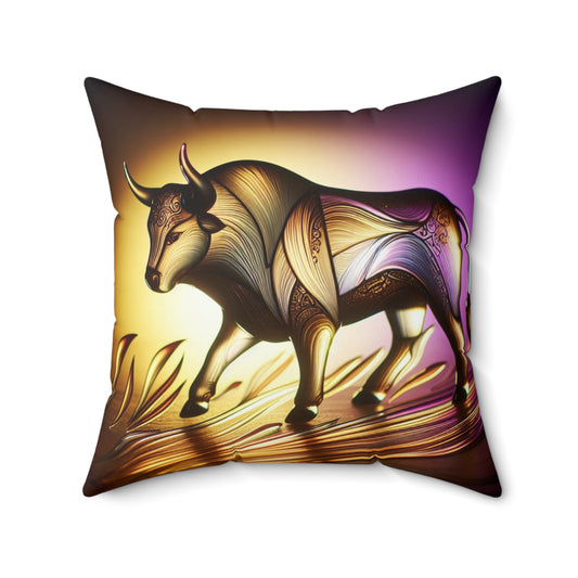 Ethereal Elegance - Taurus - Taurus Ethereal Elegance Pillow - 27.10