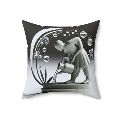 Modern Vinyl Zodiac - Aquarius - Aquarius Modern Vinyl Zodiac Pillow - 21