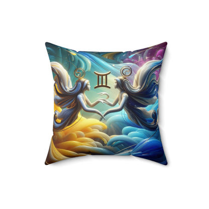 Ethereal Elegance - Gemini - Gemini Ethereal Elegance Pillow - 27.10