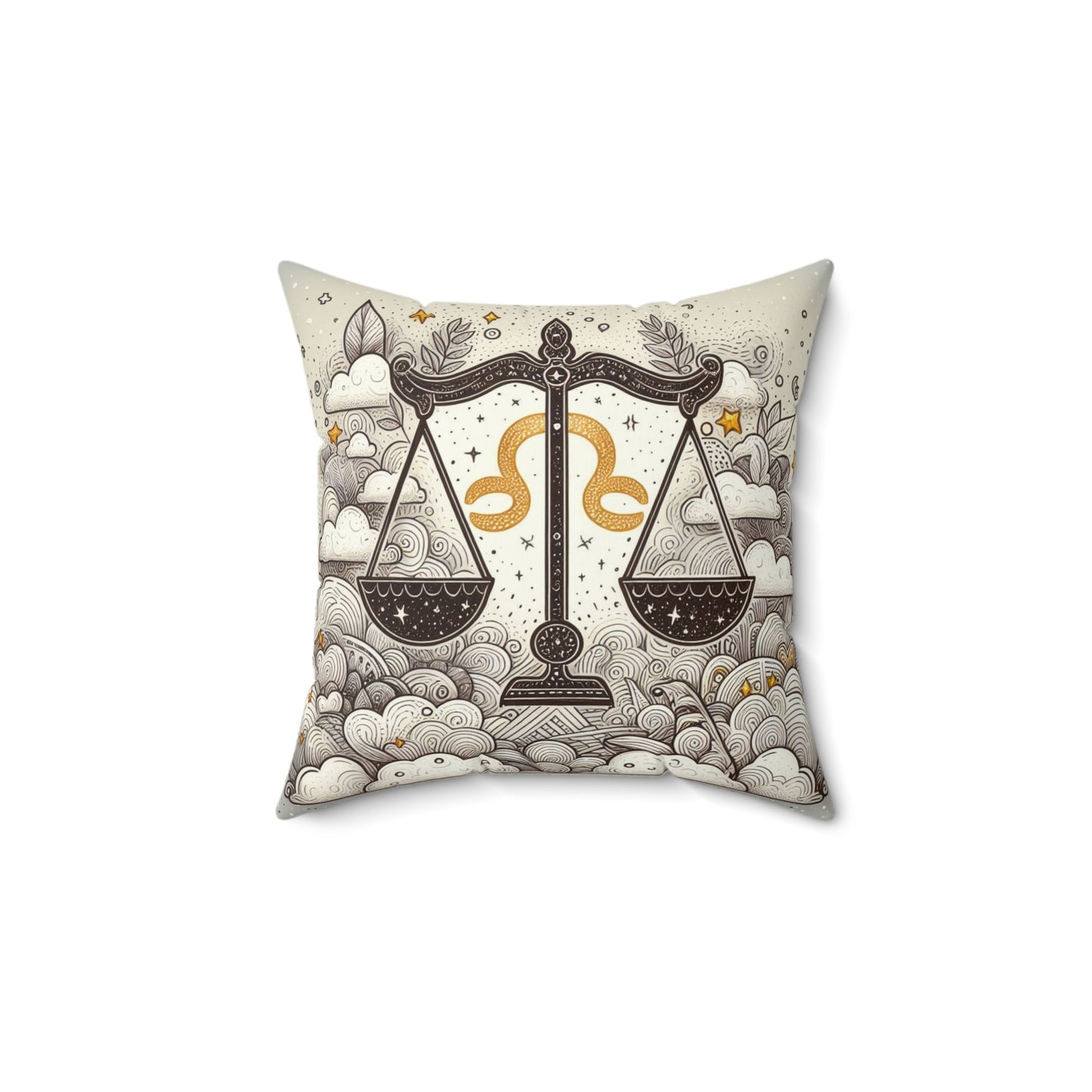 Astrological Artistry - Libra - Libra Artistic Symbolism Pillow - 33