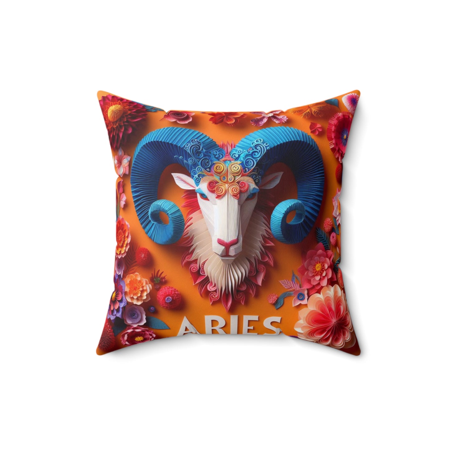 Quilled Zodiac - Aries - Aries Quilled Zodiac Pillow - 16