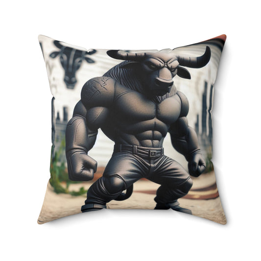 Urban Zodiac - Taurus - Taurus Urban Vinyl Pillow - 47