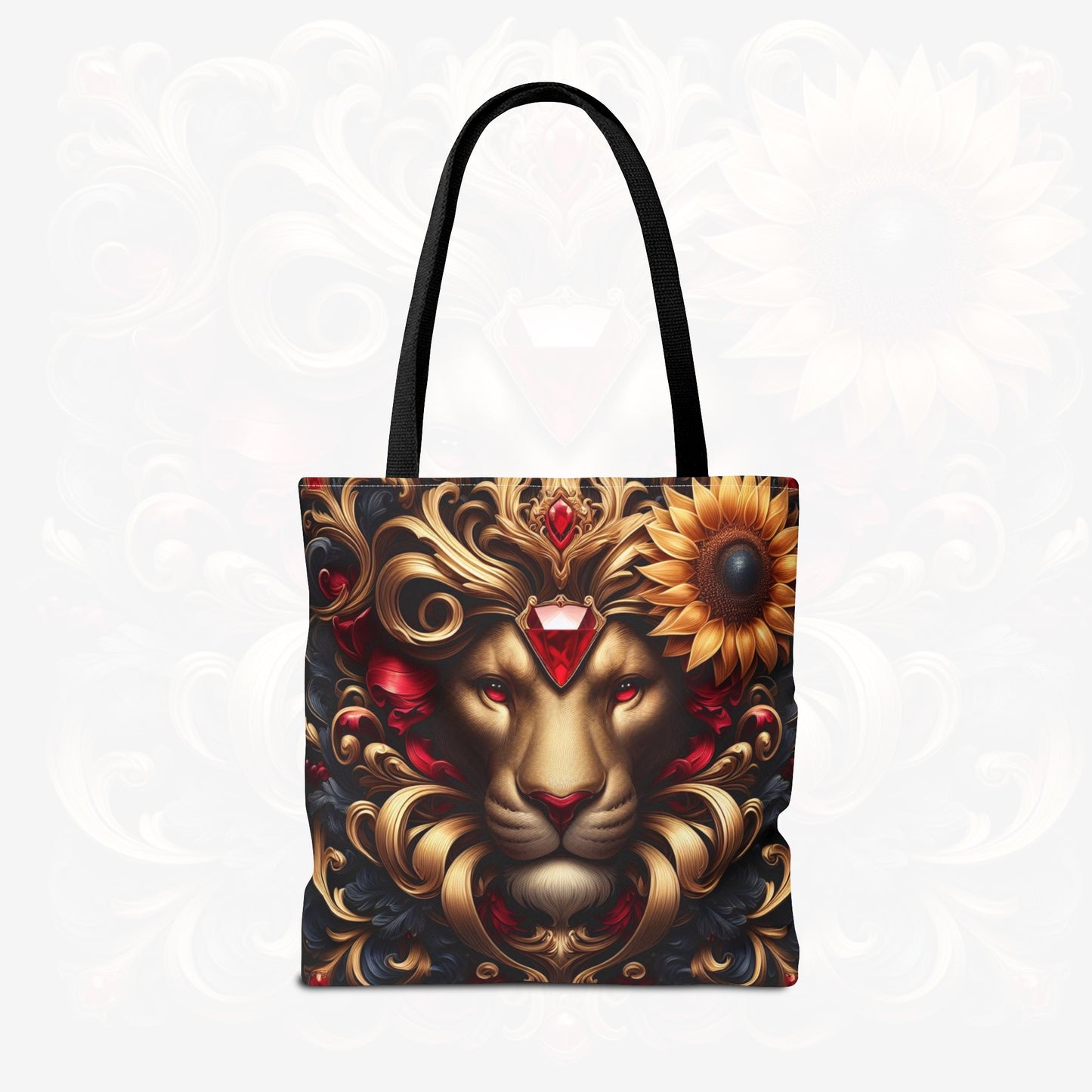 Astrological Blossoms and Crystals - Leo - Radiant Majesty Tote Bag - 50