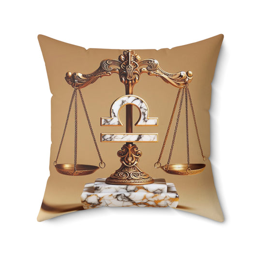 Marble Elegance - Libra - Libra Marble Elegance Pillow - 43