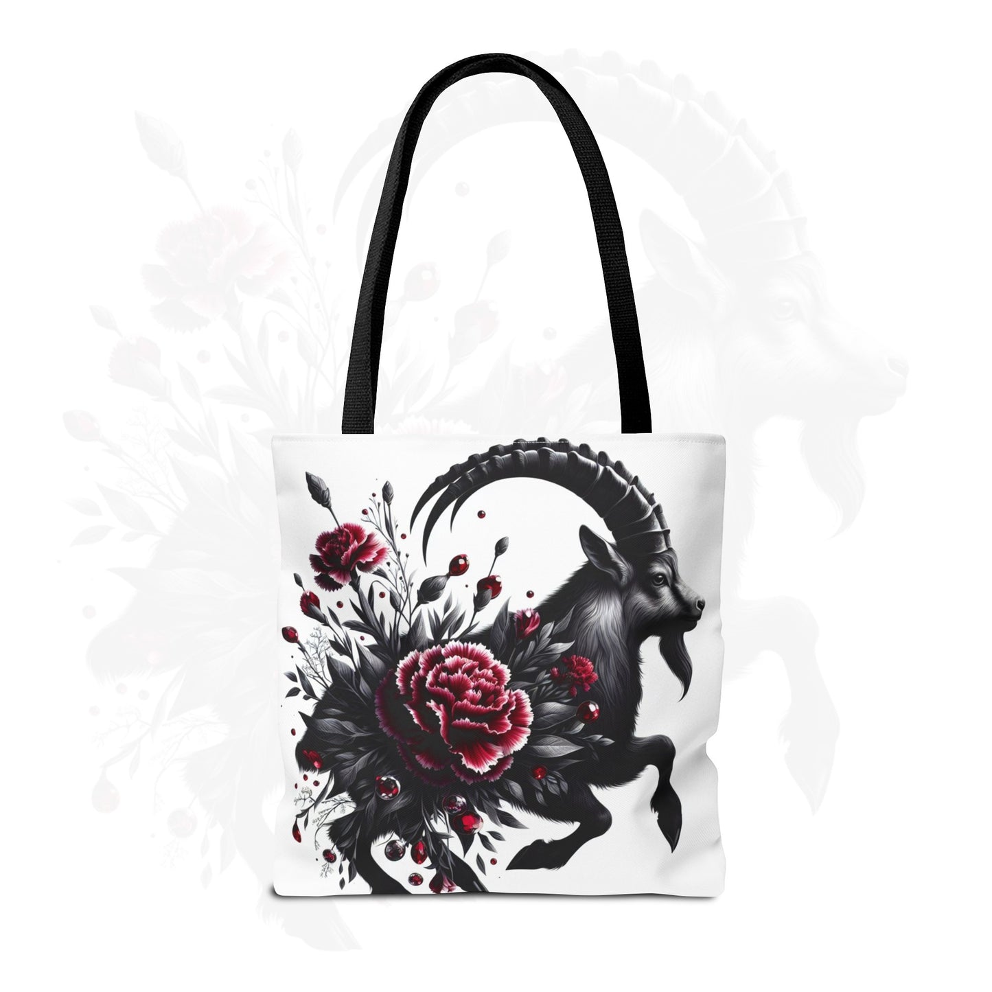 Astrological Blossoms and Crystals - Capricorn - Visionary Insight Tote Bag - 50