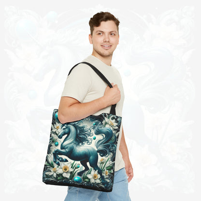 Astrological Blossoms and Crystals - Sagittarius - Adventurous Spirit Tote Bag - 50