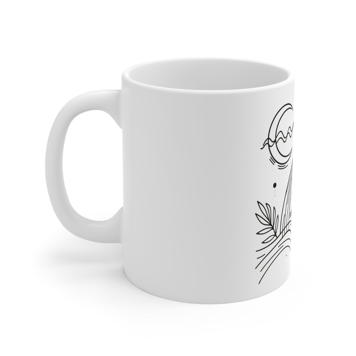 Astral Minimalism - Aquarius - Aquarius Astral Minimalism Mug - 53.10
