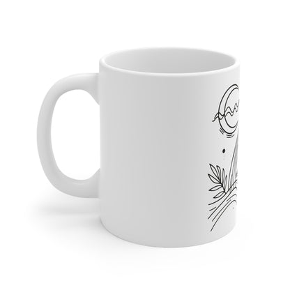 Astral Minimalism - Aquarius - Aquarius Astral Minimalism Mug - 53.10
