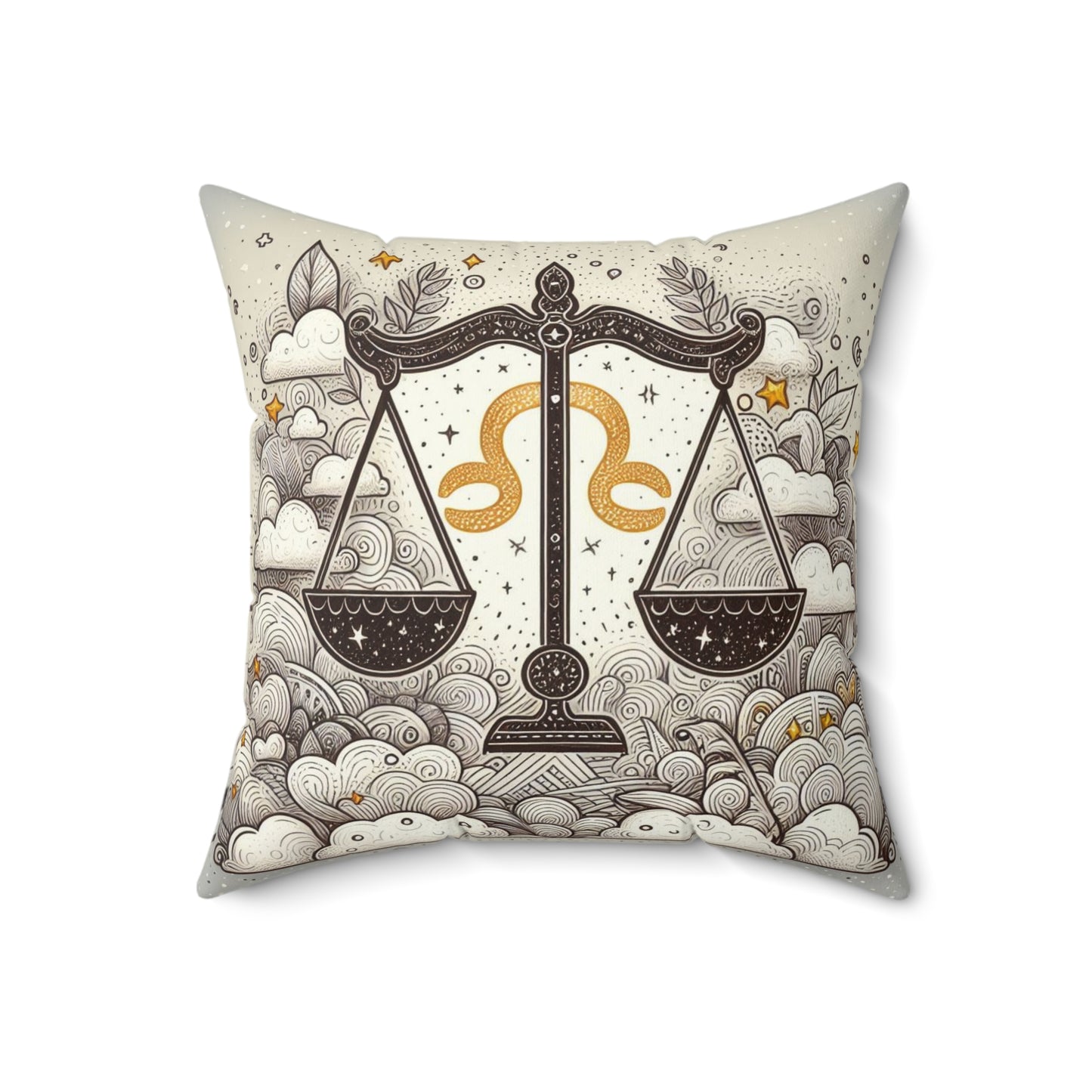 Astrological Artistry - Libra - Libra Artistic Symbolism Pillow - 33