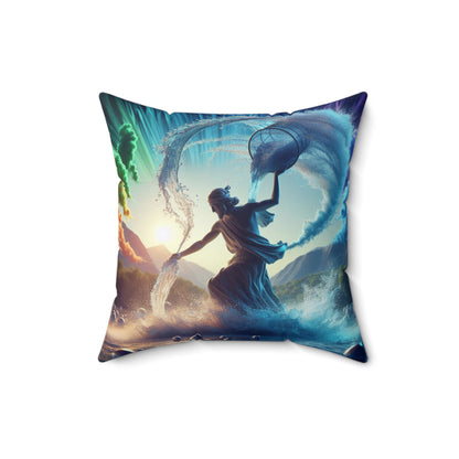 Ethereal Elegance - Aquarius - Aquarius Ethereal Elegance Pillow - 27.10