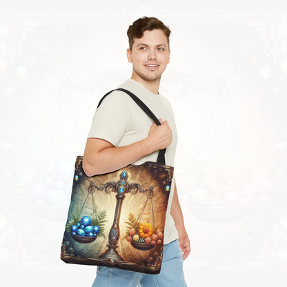 Astrological Blossoms and Crystals - Libra - Harmonious Balance Tote Bag - 50
