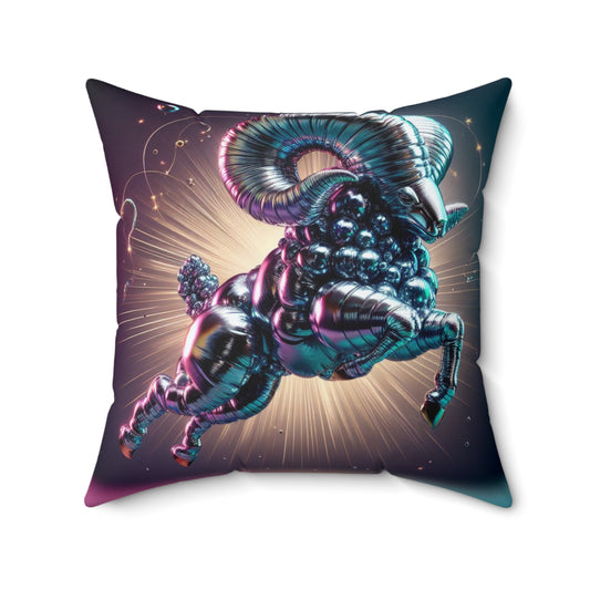 Cosmic Balloon Zodiac - Aries - Foil Brilliance Pillow - 0