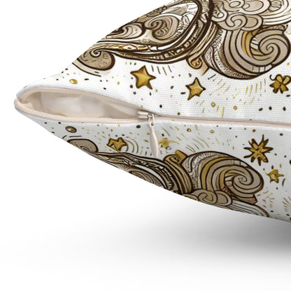 Astrological Artistry - Gemini - Gemini Artistic Symbolism Pillow - 33