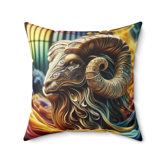 Ethereal Elegance - Aries - Aries Ethereal Elegance Pillow - 27.10