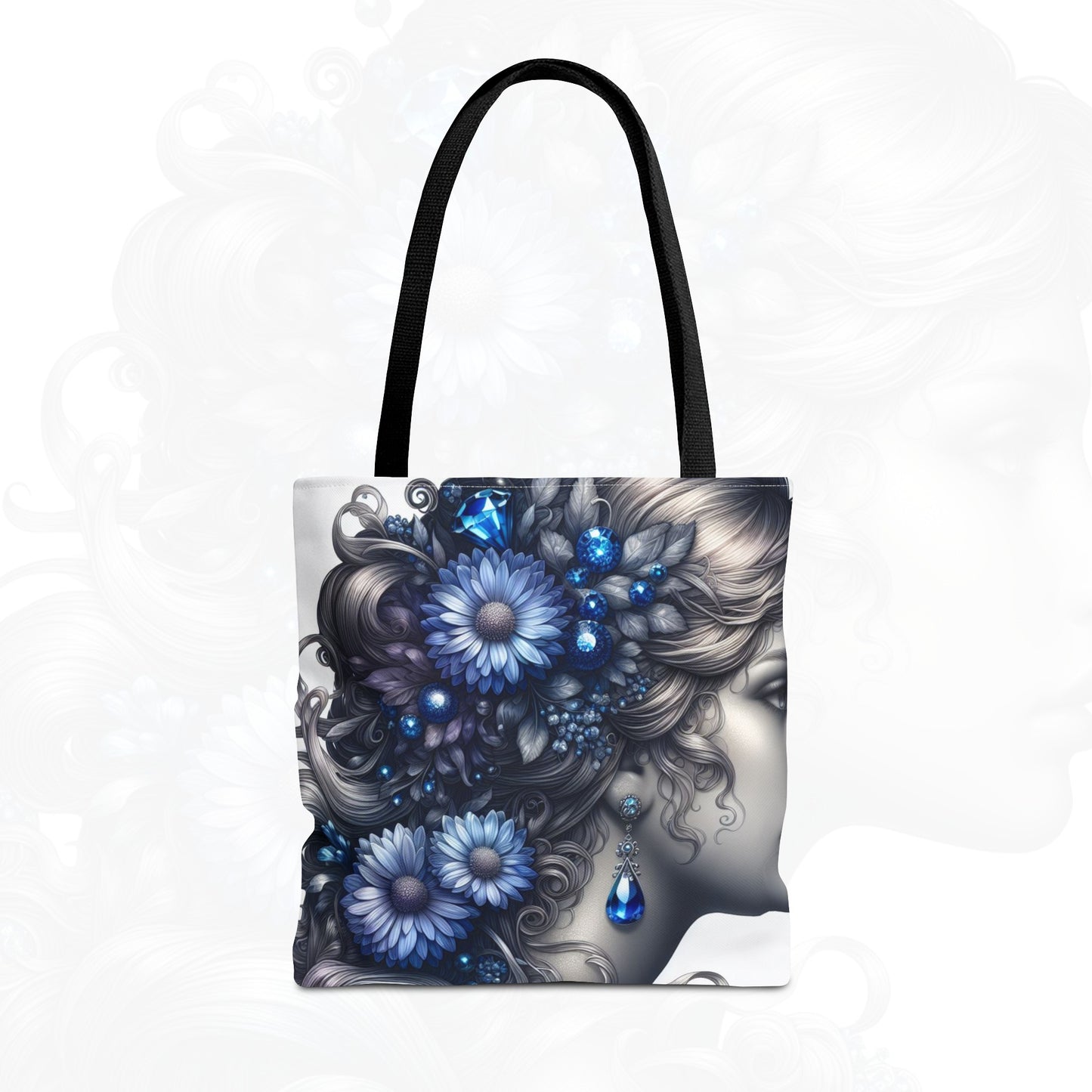 Astrological Blossoms and Crystals - Virgo - Pure Perfection Tote Bag - 50