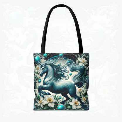 Astrological Blossoms and Crystals - Sagittarius - Adventurous Spirit Tote Bag - 50